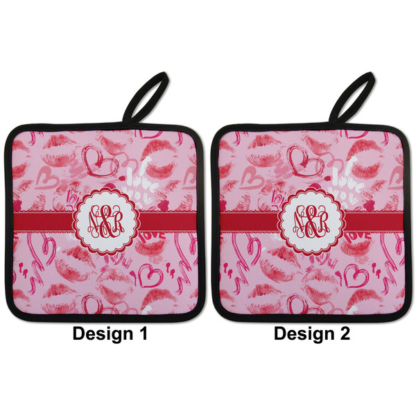 Lips n Hearts Pot Holders - Set of 2 APPROVAL