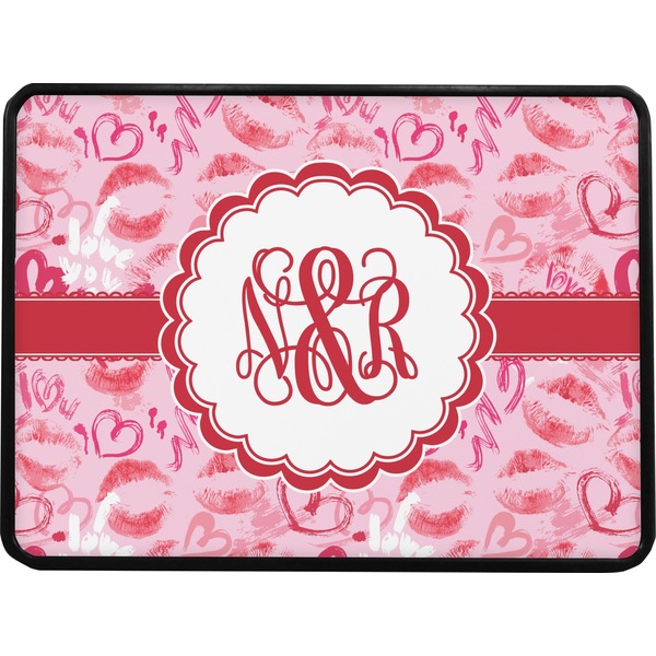 Lips n Hearts Rectangular Car Hitch Cover w/ FRP Insert