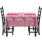 Lips n Hearts Rectangular Tablecloths - Side View