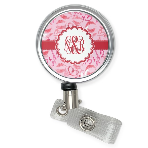 Custom Lips n Hearts Retractable Badge Reel (Personalized)