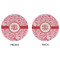 Lips n Hearts Round Linen Placemats - APPROVAL (double sided)