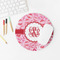 Lips n Hearts Round Mousepad - LIFESTYLE 2