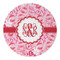 Lips n Hearts Round Paper Coaster - Approval