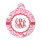 Lips n Hearts Round Pet Tag