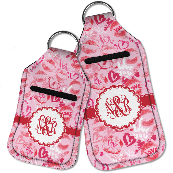 Lips n Hearts Sanitizer Holder Keychain - Parent Main