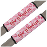 Lips n Hearts Seat Belt Covers (Set of 2) (Personalized)