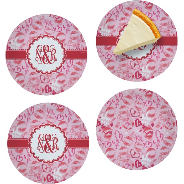 Lips n Hearts Set of Appetizer / Dessert Plates