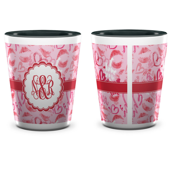 Lips n Hearts Shot Glass - Two Tone - APPROVAL