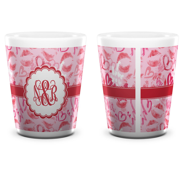 Lips n Hearts Shot Glass - White - APPROVAL
