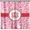 Lips n Hearts Shower Curtain - Custom Size (Personalized)