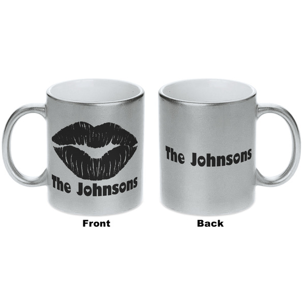 Lips n Hearts Silver Mug - Approval