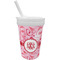 Lips n Hearts Sippy Cup with Straw (Personalized)