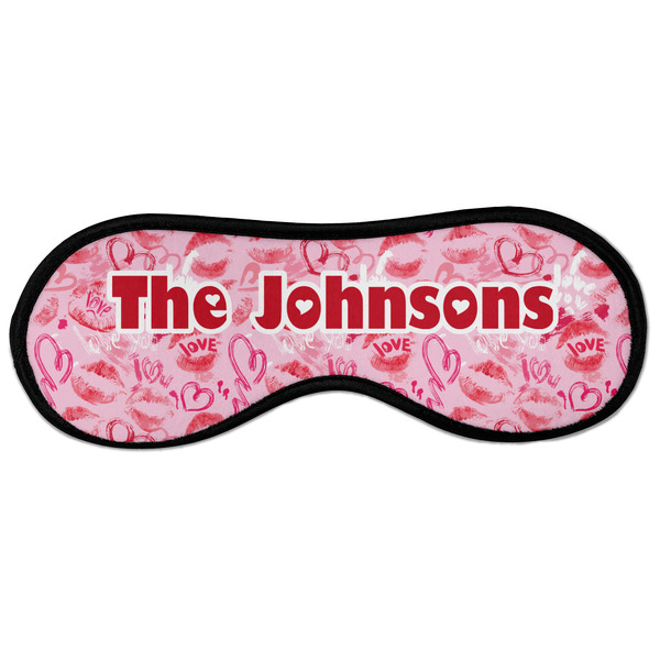 Lips n Hearts Sleeping Eye Mask - Front Large