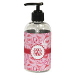 Lips n Hearts Plastic Soap / Lotion Dispenser (8 oz - Small - Black) (Personalized)