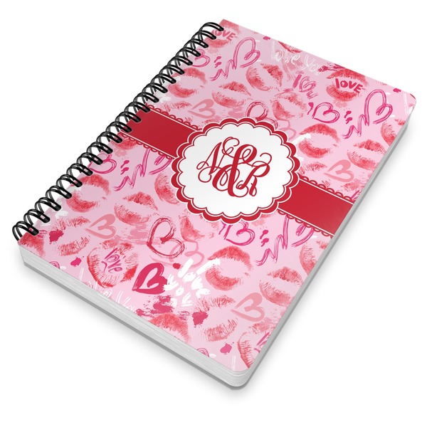 Lips n Hearts Spiral Journal 7 x 10 - Main