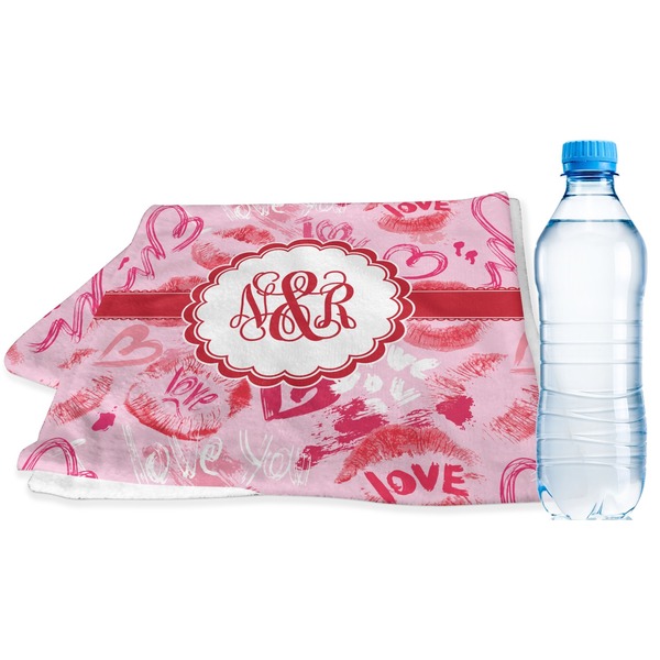 Custom Lips n Hearts Sports & Fitness Towel (Personalized)
