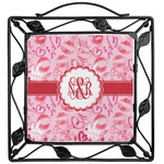 Lips n Hearts Square Trivet (Personalized)