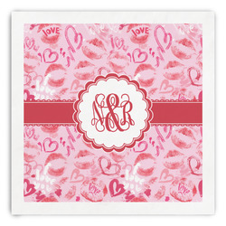 Lips n Hearts Paper Dinner Napkins (Personalized)