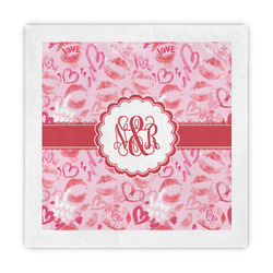 Lips n Hearts Decorative Paper Napkins (Personalized)