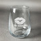 Lips n Hearts Stemless Wine Glass - Front/Approval