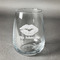 Lips n Hearts Stemless Wine Glass - Engraved (Personalized)