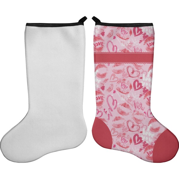 Lips n Hearts Stocking - Single-Sided - Approval