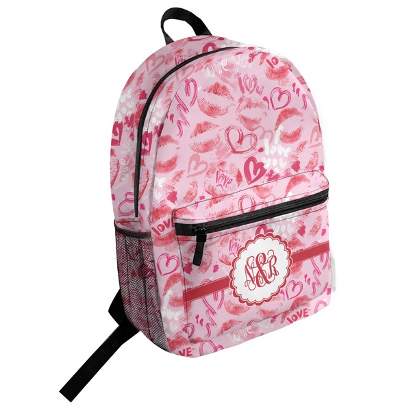 Custom Lips n Hearts Student Backpack (Personalized)