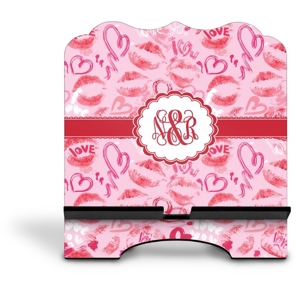 Lips n Hearts Stylized Tablet Stand - Front without iPad