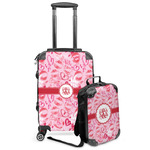 Lips n Hearts Kids 2-Piece Luggage Set - Suitcase & Backpack (Personalized)