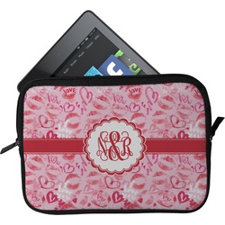 Lips n Hearts Tablet Case / Sleeve (Personalized)