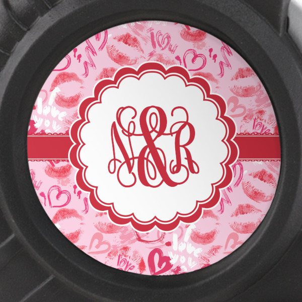 Lips n Hearts Tape Measure - 25ft - detail