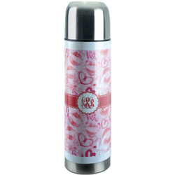 Lips n Hearts Stainless Steel Thermos (Personalized)