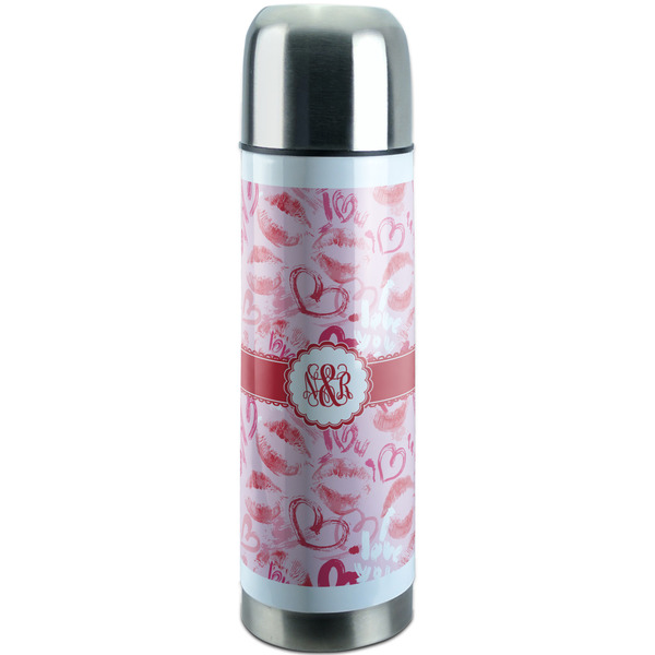 Custom Lips n Hearts Stainless Steel Thermos (Personalized)