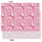 Lips n Hearts Tissue Paper - Lightweight - Large - Front & Back
