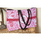 Lips n Hearts Tote w/Black Handles - Lifestyle View
