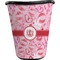 Lips n Hearts Waste Basket - Single Sided (Black) (Personalized)