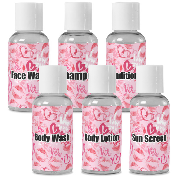 Custom Lips n Hearts Travel Bottles (Personalized)