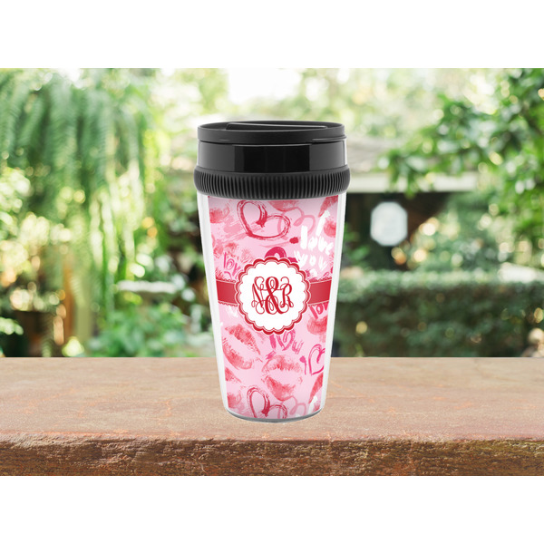 Lips n Hearts Travel Mug Lifestyle (Personalized)