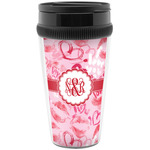Lips n Hearts Acrylic Travel Mug without Handle (Personalized)