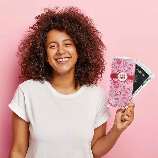 Lips n Hearts Vinyl Document Holder - LIFESTYLE