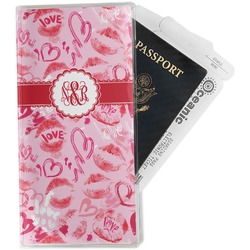 Lips n Hearts Travel Document Holder