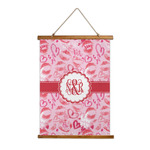 Lips n Hearts Wall Hanging Tapestry (Personalized)