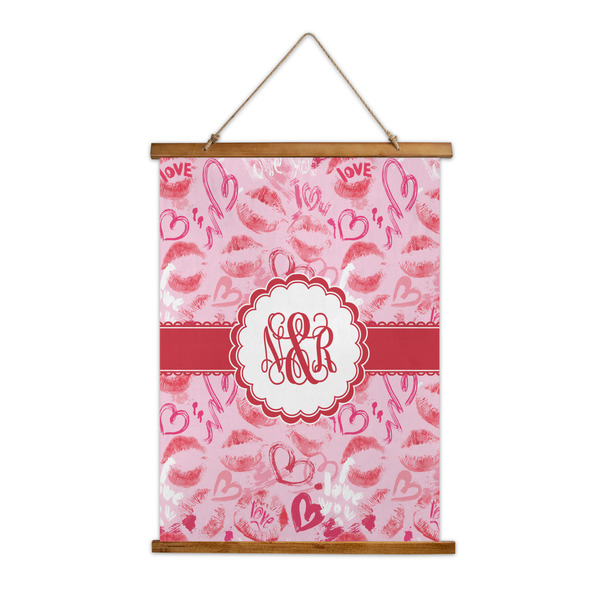Custom Lips n Hearts Wall Hanging Tapestry (Personalized)
