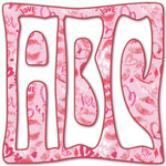 Lips n Hearts Monogram Decal - Large (Personalized)
