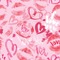 Lips n Hearts Wallpaper Square