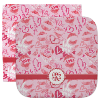 Lips n Hearts Facecloth / Wash Cloth (Personalized)
