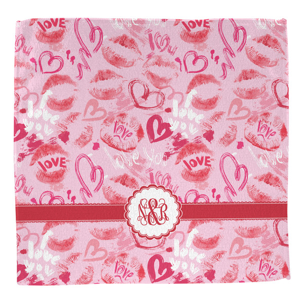 Lips n Hearts Washcloth - Front - No Soap