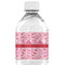 Lips n Hearts Water Bottle Label - Back View