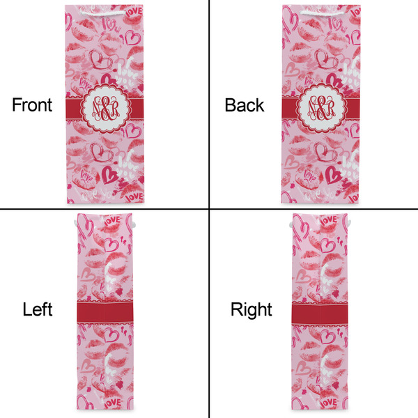 Lips n Hearts Wine Gift Bag - Gloss - Approval