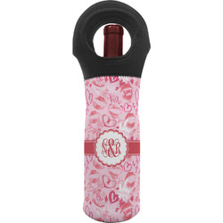Lips n Hearts Wine Tote Bag (Personalized)